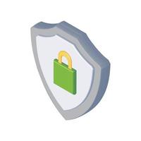 fintech security icon vector