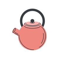 kettle kitchen icon vector
