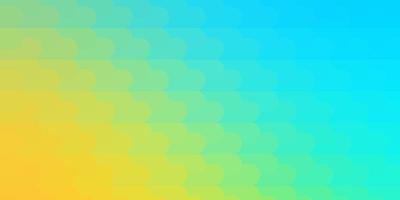 Light Blue, Yellow vector background with lines.
