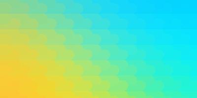 Light Blue, Yellow vector background with lines.