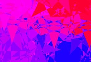 Light Purple, Pink vector pattern with polygonal shapes.