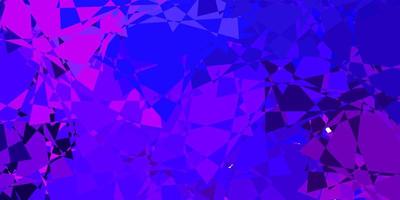 Light Purple, Pink vector background with polygonal forms.