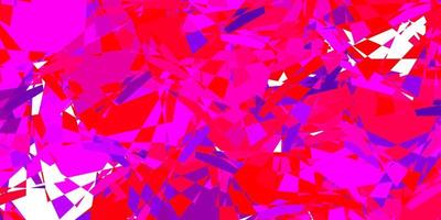 Light Purple, Pink vector background with polygonal forms.