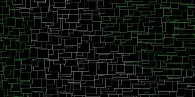 textura de vector verde oscuro en estilo rectangular.