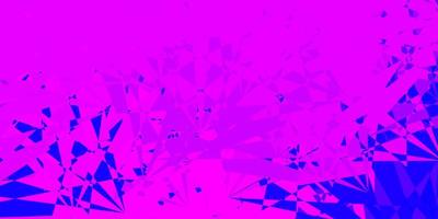 Light Purple, Pink vector texture with random triangles.