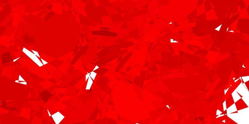 Light Red vector texture with random triangles.
