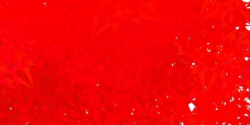 Dark red vector template with triangle shapes.