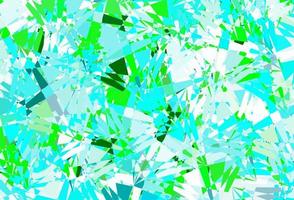 Light Blue, Green vector background with triangles.