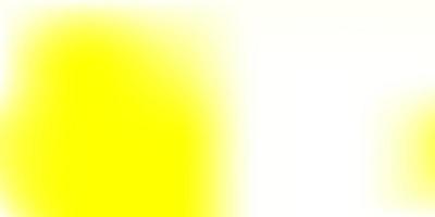 Light Yellow vector abstract blur template.