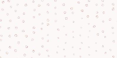 Light red vector background with spots.