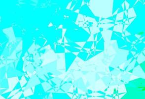 Light Blue, Green vector background with triangles.