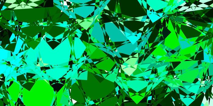 Light Blue, Green vector layout with triangle forms.