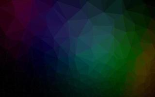 Dark Multicolor, Rainbow vector low poly texture.