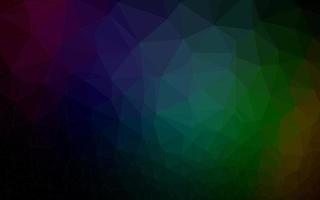 Dark Multicolor, Rainbow vector low poly texture.