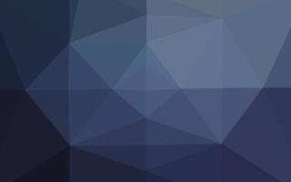 Dark BLUE vector polygonal background.