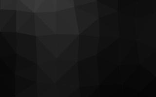 Dark Silver, Gray vector polygon abstract layout.