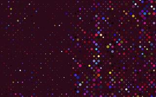 Light Multicolor, Rainbow vector background with bubbles.