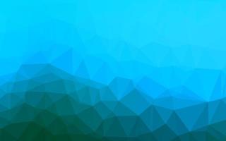 Light BLUE vector shining triangular template.