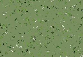 Light colorful vector background with music symbols.