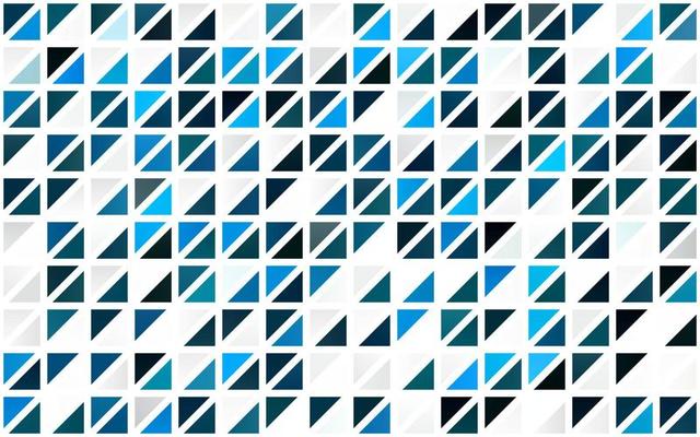 Light BLUE vector seamless texture in triangular style.