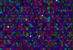 Light Multicolor, Rainbow vector background with bent lines.
