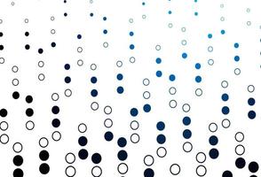 Light BLUE vector template with circles.