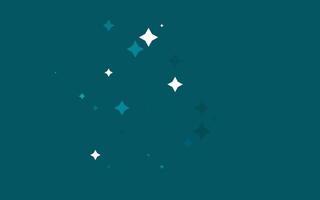 Light BLUE vector background with colored stars.