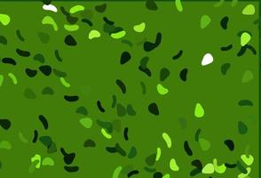 Light Green vector backdrop with abstract shapes.