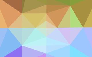 Light Multicolor, Rainbow vector triangle mosaic texture.