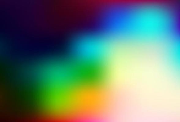 Light Multicolor, Rainbow vector blurred shine abstract template.