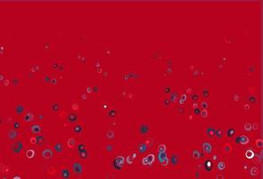 Light Blue, Red vector backdrop with dots.