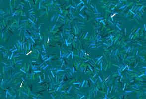 Dark blue, green vector texture with colorful lines.