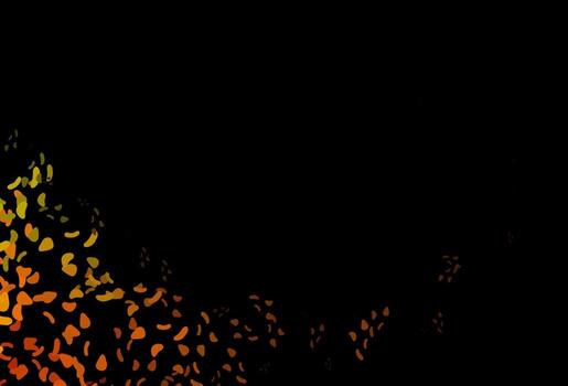 textura vectorial naranja oscuro con formas aleatorias. vector
