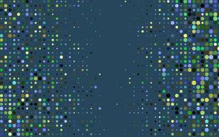 Dark Multicolor, Rainbow vector texture with disks.
