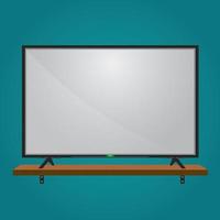 diseño de pantalla de televisión de pantalla 4k de televisión aislada lcd vector