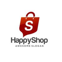 Shop Logo Vector Template Design Illustration