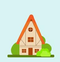 Farm house, great design for any purposes.Vector illustration design. vector