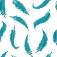 feathers gradient vector seamless pattern