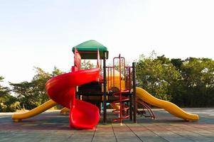 Colorful children playground photo