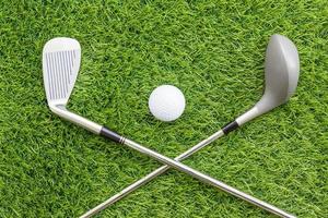 Sport objects related to golf equipment photo