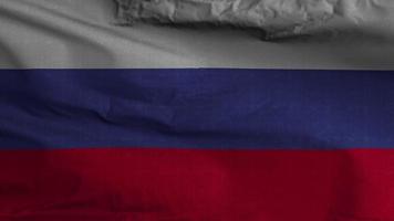 Russia Flag Loop Background 4K video