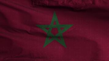 fond de boucle de drapeau maroc 4k video