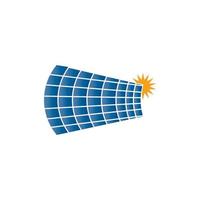 icono de vector de energía solar