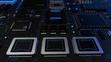 components of computing power on a chip . the concept of next-generation computer technology photo