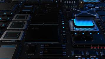 components of computing power on a chip . the concept of next-generation computer technology photo