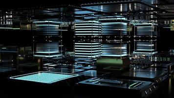 components of computing power on a chip . the concept of next-generation computer technology photo