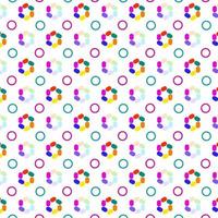 seamless pattern with colorful circles,vector illustration vector