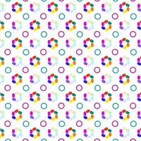 seamless pattern with colorful circles,vector illustration vector