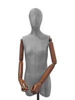 cloth mannequin female mannequin on white background photo