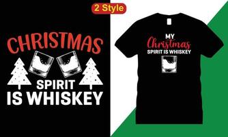 vector de diseño de camiseta gráfica de navidad. Santa, alegre, suéter, feo, patrón, regalo, tarjeta, fiesta,
